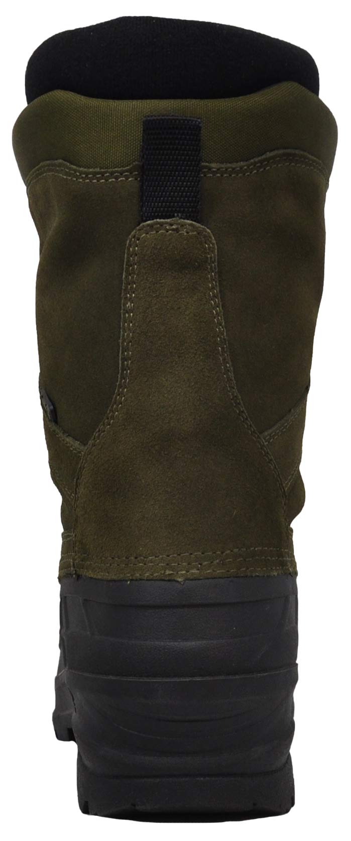 Kamik Nation Plus Leather Snow Boots for Men - Thermal & Waterproof Winter Boots - Perfect for Snow Hiking, Ice Fishing & Cold Weather Outdoor Activities