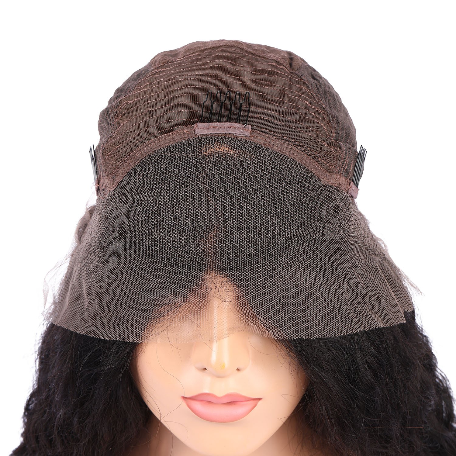 14 Inch Brazilian Human Hair Lace Front Wig - Short Deep Curly Bob Wig with Baby Hair & Pre-Plucked Natural Hairline for Women | Perfect for Daily Wear, Cosplay & Special Occasions