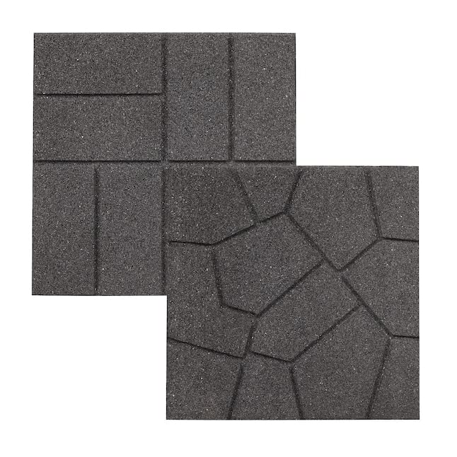 Rubberific Dual-Sided Rubber Paver Tile - 16