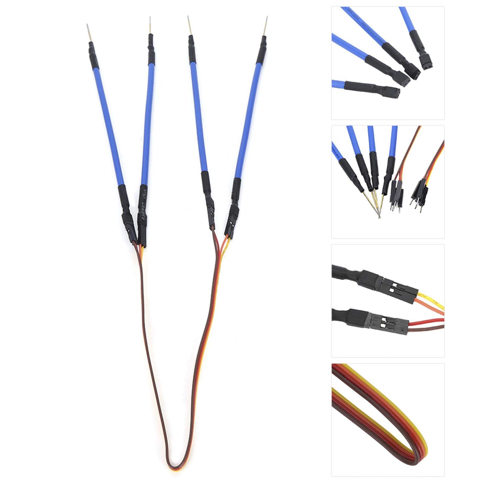 4Pcs LED BDM Frame 4 Probe Pen Set with Connect Cable - Compatible with Ktag, Kess V2, Fgtech & Bdm100 | Automotive ECU Programming Tool for Diagnostics & Chip Tuning