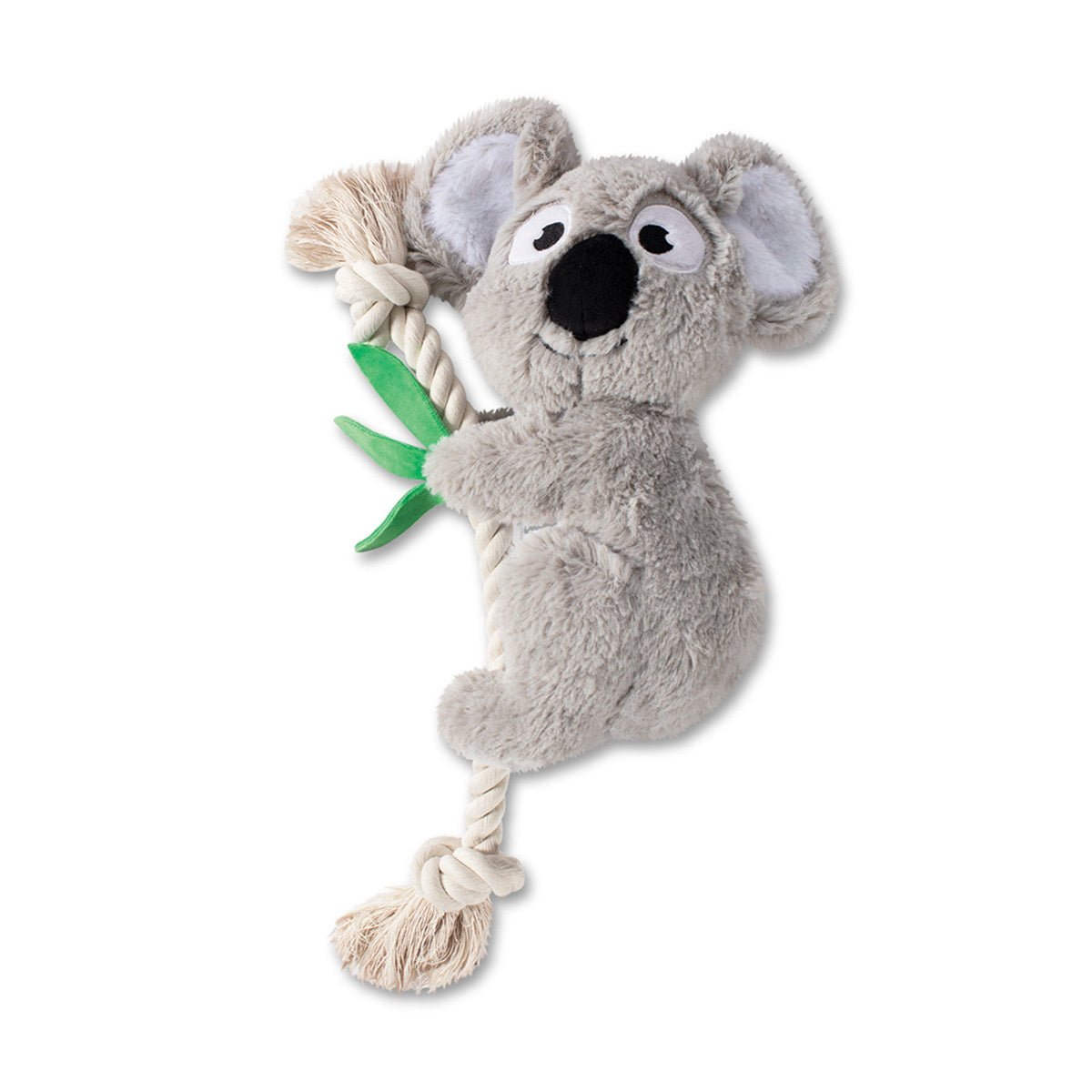 Koala on a Rope Plush Squeaker Dog Toy - Cute Interactive Chew Toy for Small & Medium Dogs - Perfect for Playtime, Training & Bonding
