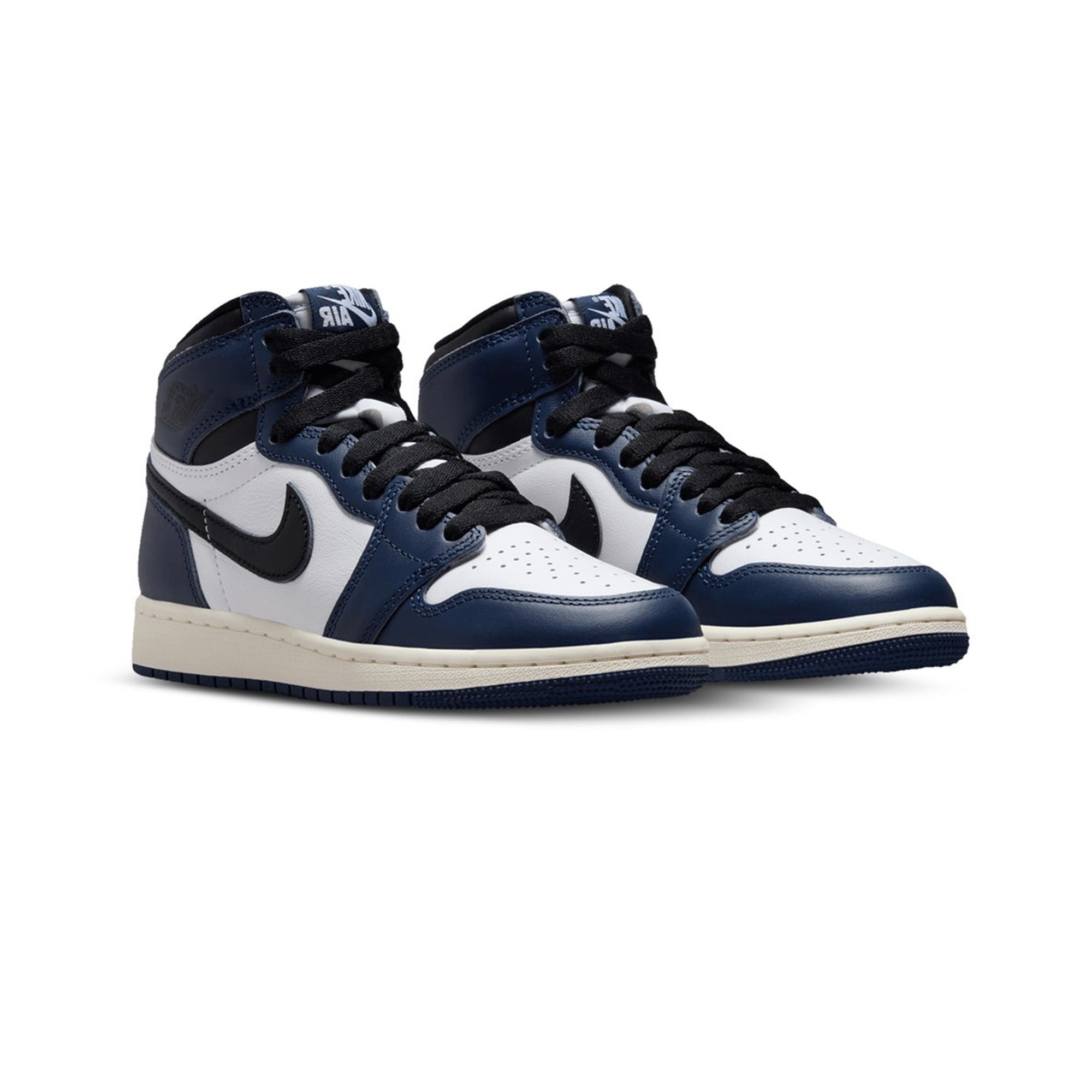 Air Jordan 1 Retro High OG 'Midnight Navy' GS Sneakers (2024) - Classic Basketball Shoes for Men & Women, Perfect for Streetwear, Sports & Casual Outfits