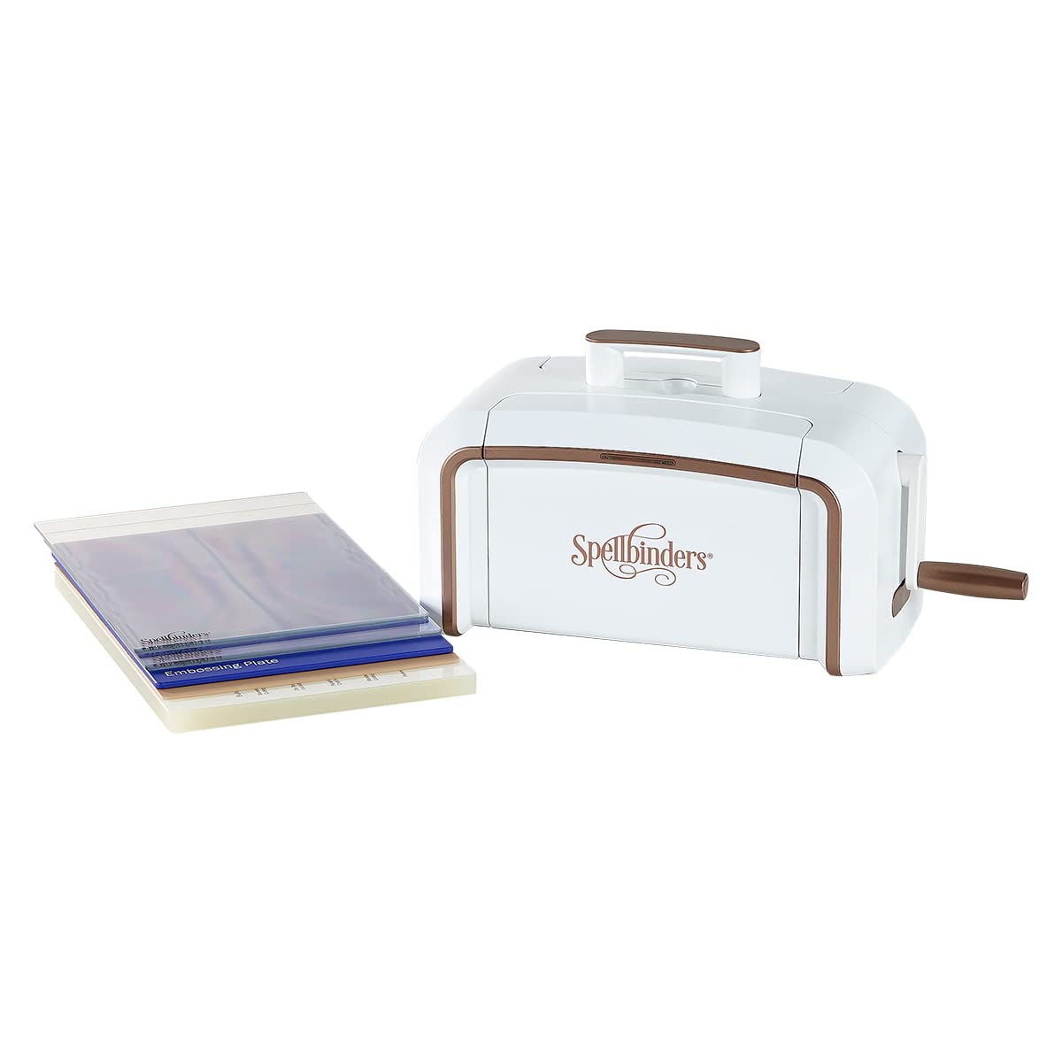 Spellbinders PL-001 Platinum Die Cutting and Embossing Machine - White | DIY Scrapbooking, Card Making, Paper Crafting Tool for Home and Office Use