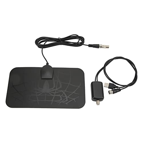 Enhanced HD Digital TV Antenna - 4K Ultra HD 25dBi ATSC Antenna for Indoor/Outdoor Use | Long Range Reception for Local Channels | Perfect for Home Theater, RV & Camping