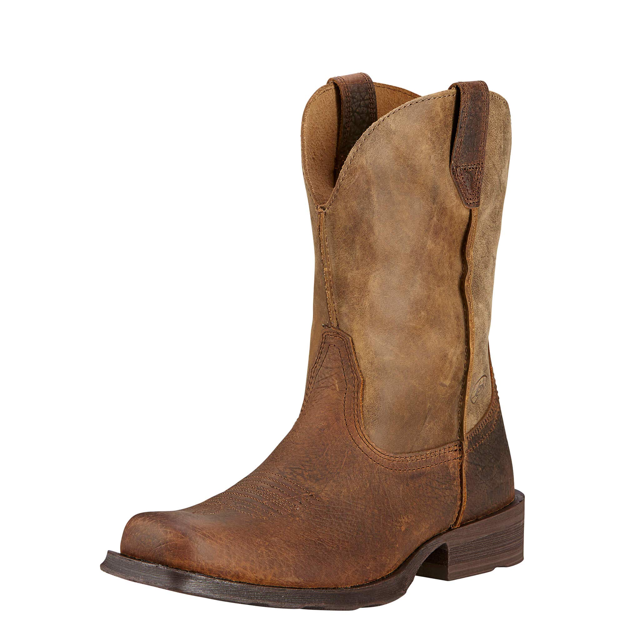 Ariat Men's Rambler Western Boot - Durable Leather Cowboy Boots for Riding & Work | Comfortable & Stylish for Ranch, Rodeo & Outdoor Activities