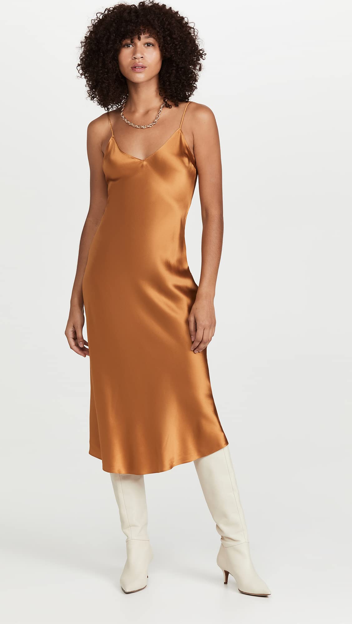 Women's Midi Slip Dress - Elegant Sleeveless Bodycon Dress for Summer, Party & Date Night | Soft Stretchy Fabric with Adjustable Straps | Perfect for Casual Outings, Beach Cover-Up & Evening Events