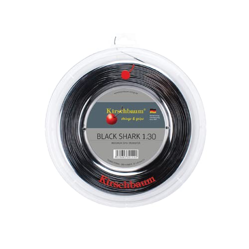 Kirschbaum Reel Shark Tennis String - Premium Polyester String for Tennis Rackets | High Durability & Spin Control | Perfect for Competitive Players & Club Matches
