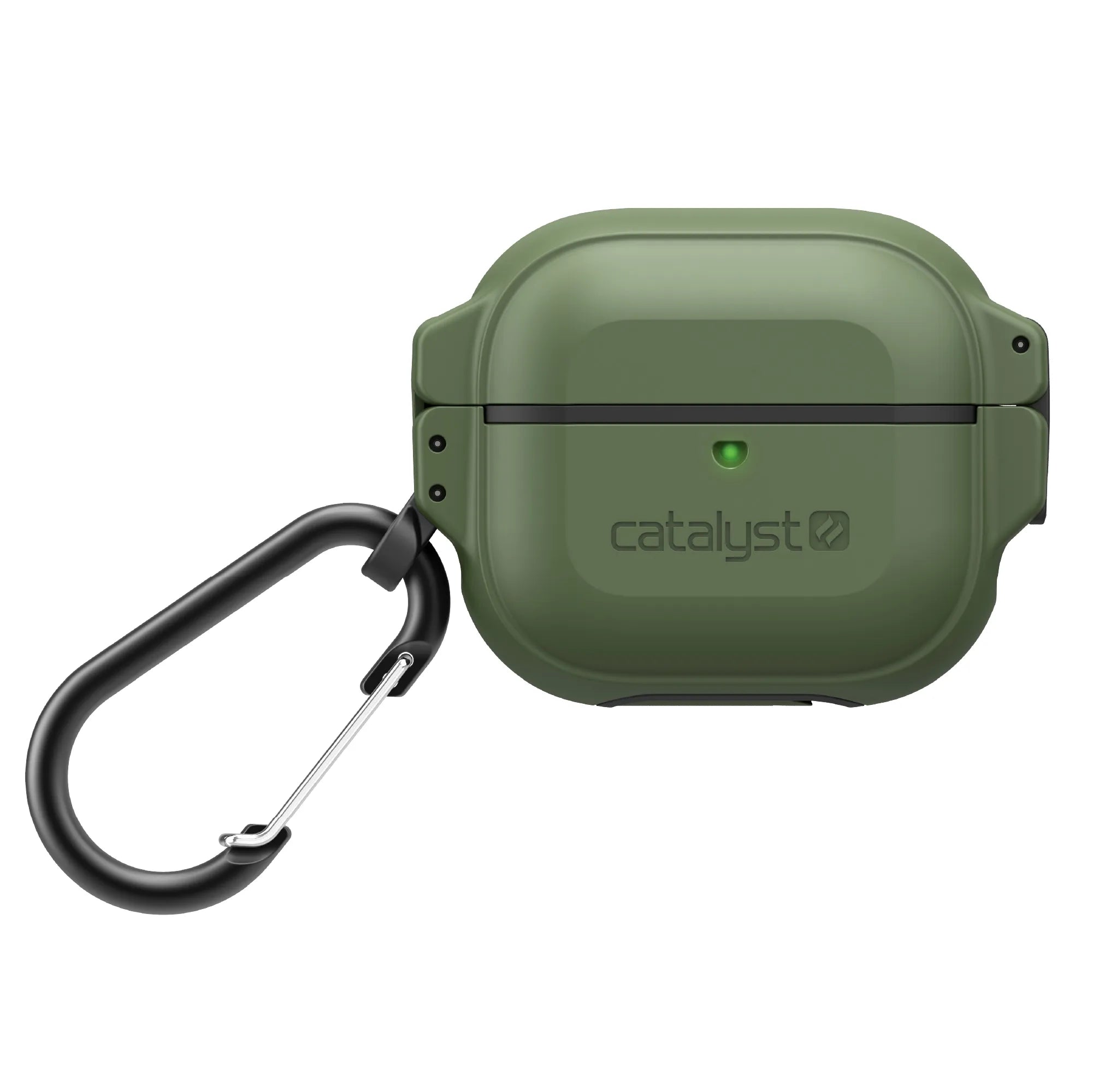 Apple AirPods (3rd Generation) with 330ft Waterproof Protective Case & Carabiner Clip - Wireless Earbuds for Running, Gym, Travel & Outdoor Activities