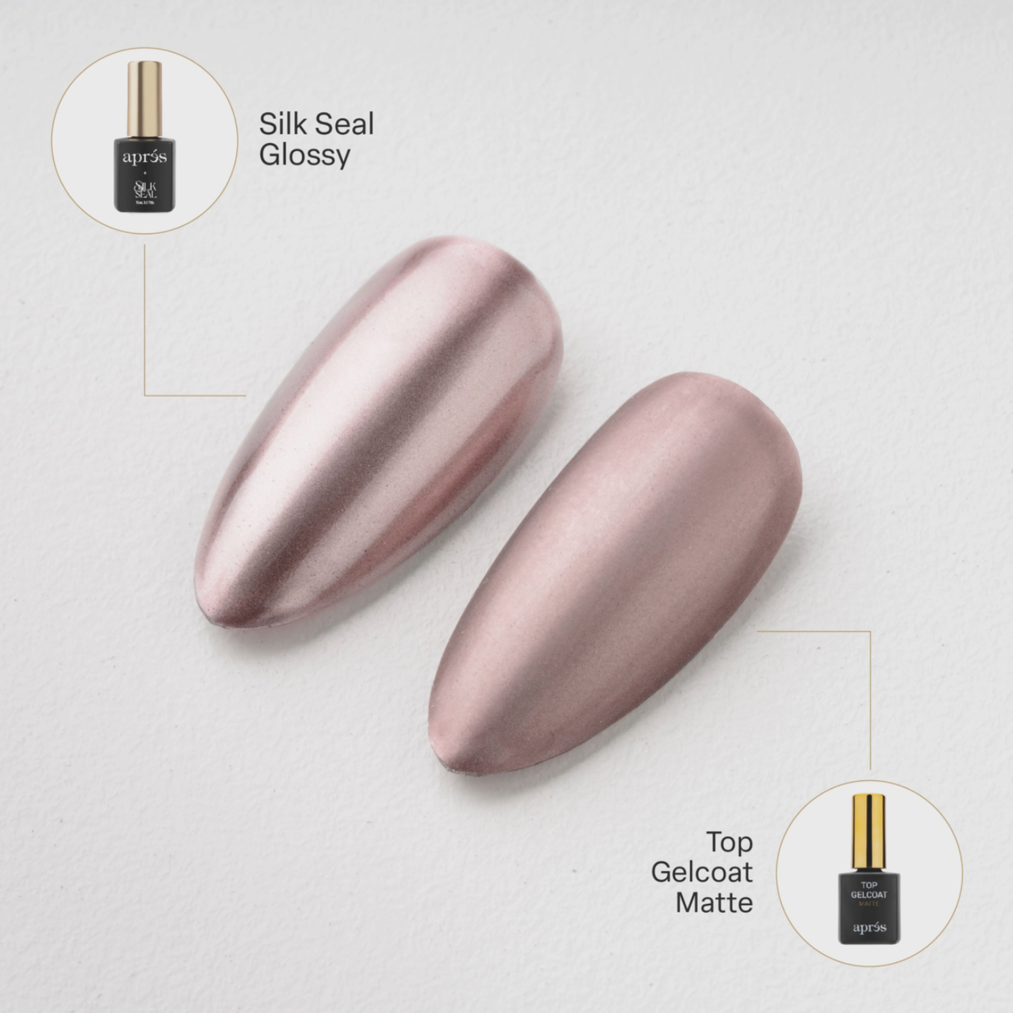 Apres Silk Cover 15ml Gel Nail Polish - 804 Copacabana Pink | Long-Lasting & High Shine | Perfect for Manicures, Pedicures & Nail Art Designs