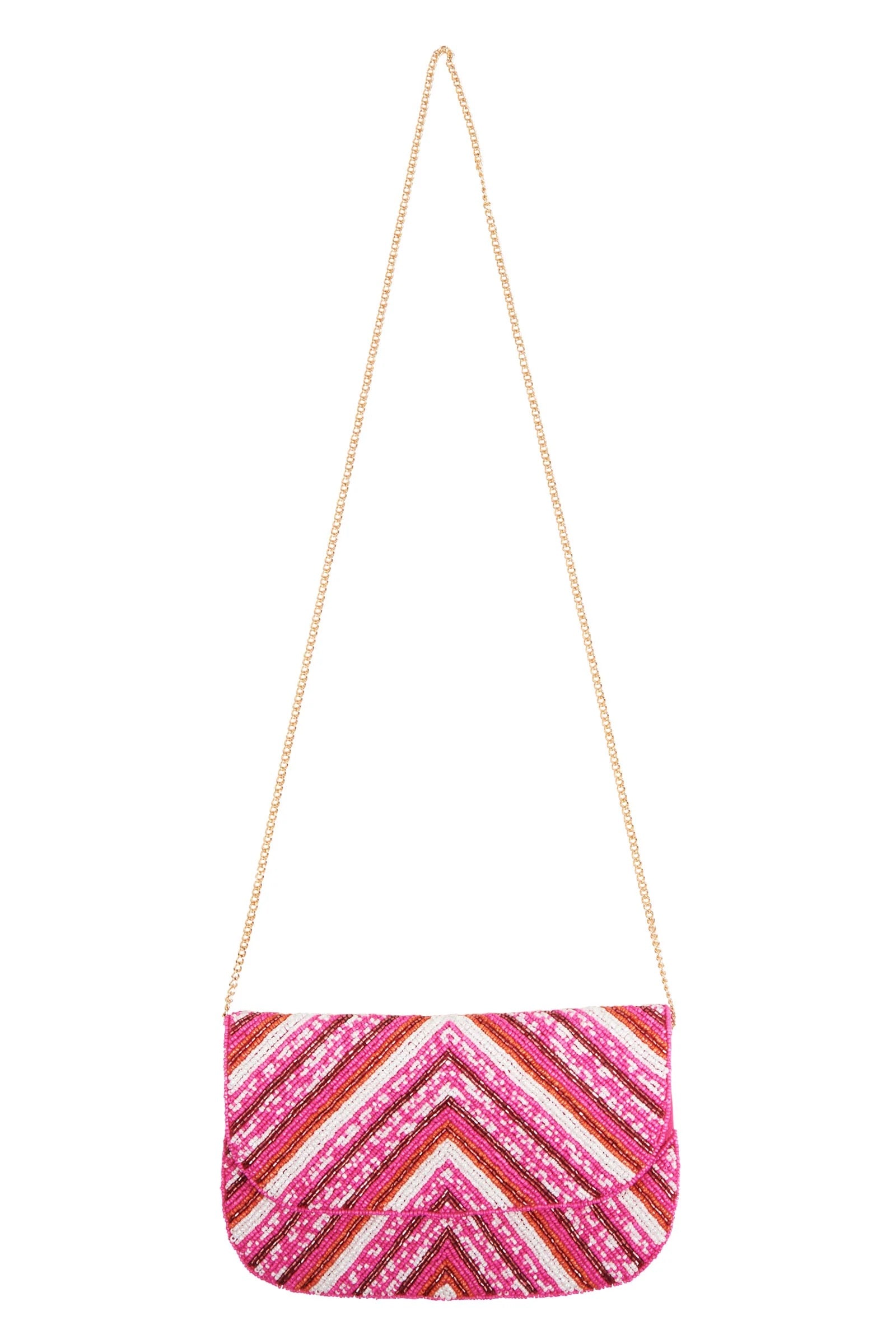 Elysian Clutch Raspberry - Stylish Women's Crossbody Bag for Everyday Use, Work & Evening Out
