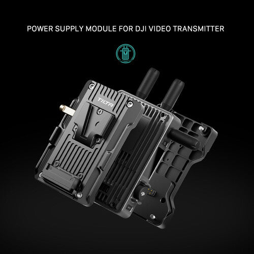 Tilta Gold Mount Power Supply Module for DJI Video Transmitter - Professional Camera Power Solution for Film & Live Streaming Production