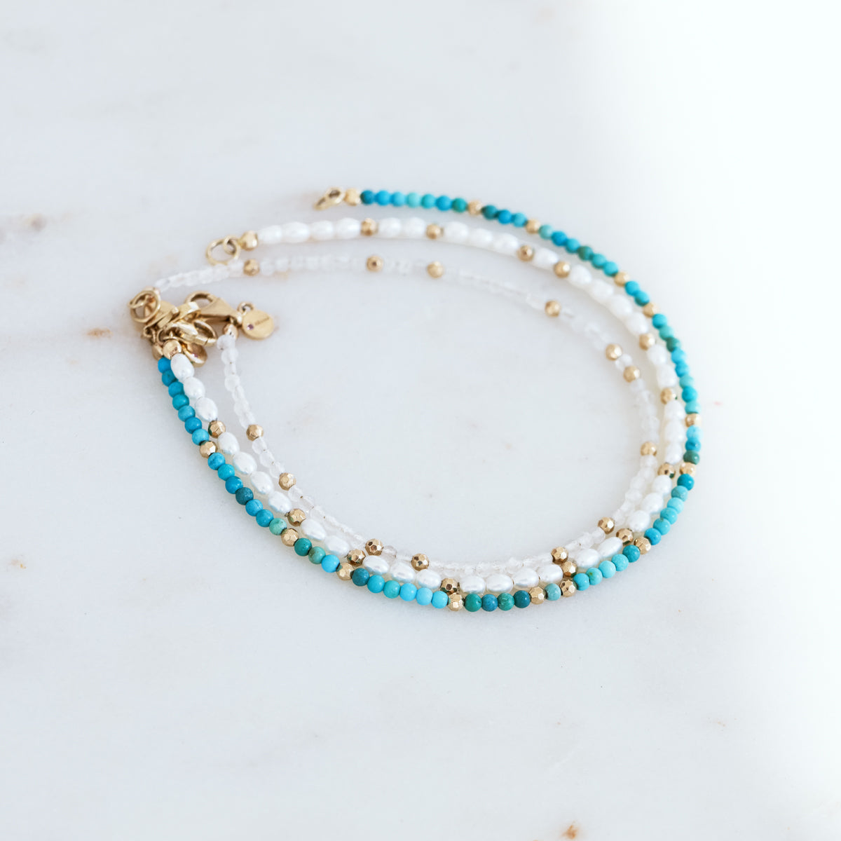Stackable Beaded Bracelets for Women - Handmade Adjustable Boho Beaded Jewelry Set - Perfect for Layering, Gifts, and Everyday Wear