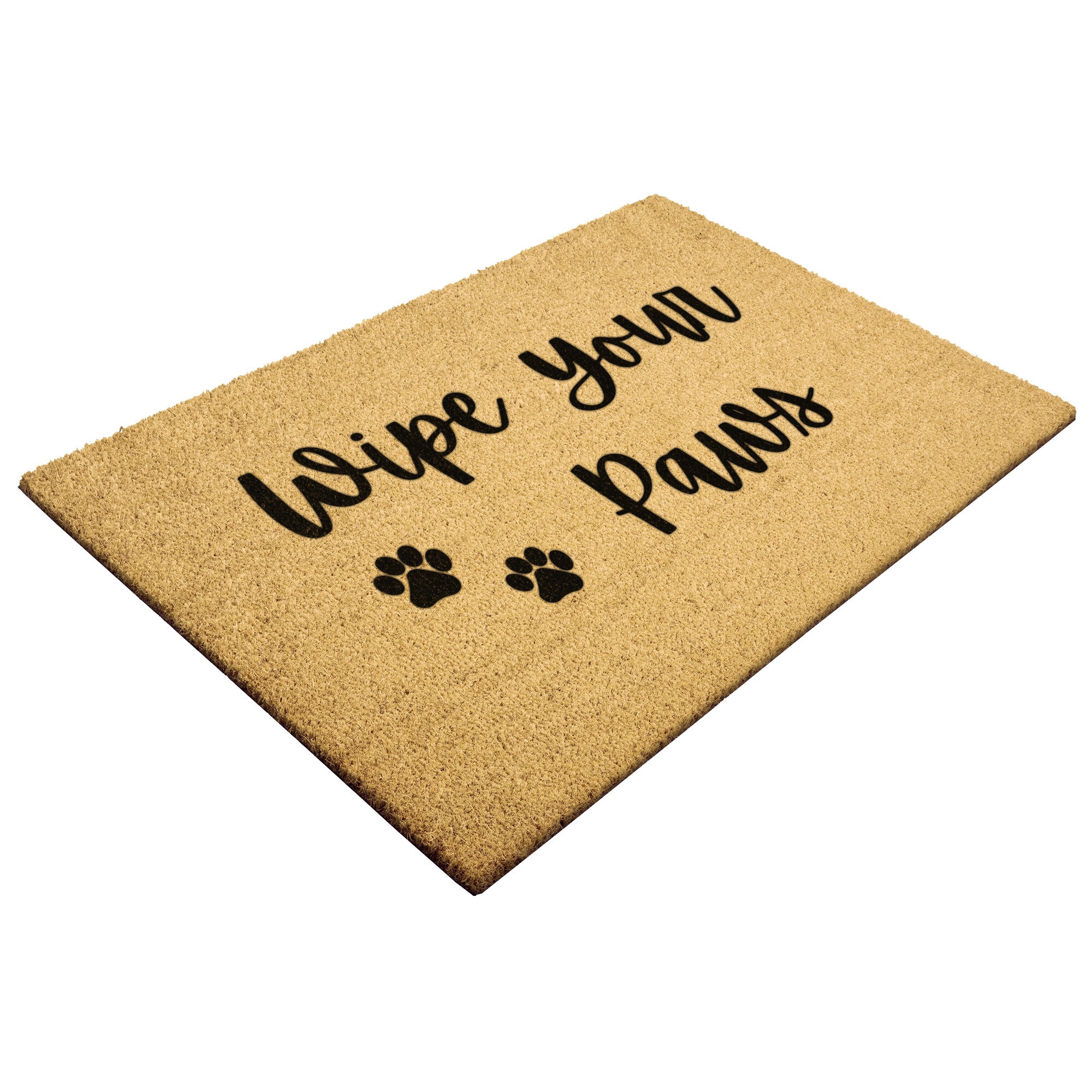 Non-Slip Outdoor Welcome Mat for Pets - Durable Wipe Your Paws Doormat - Perfect for Entryways, Porches & Mudrooms