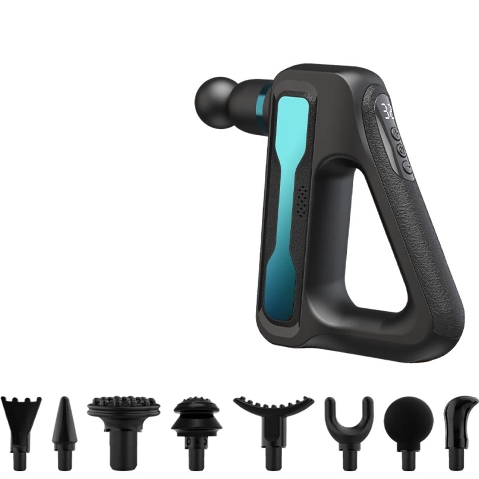 HATAP Deep Tissue Massage Gun - 32 Speed Percussion Electric Muscle Massager for Pain Relief, Handheld Fascia Gun with LCD Display for Athletes, Fitness & Relaxation - Perfect for Post-Workout Recovery & Muscle Therapy