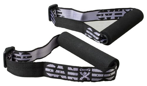Cando 10-5330 Adjustable Exercise Band Handles - Pair of Durable Webbing Handles for Resistance Bands & Tubes | Perfect for Home Workouts, Physical Therapy & Strength Training