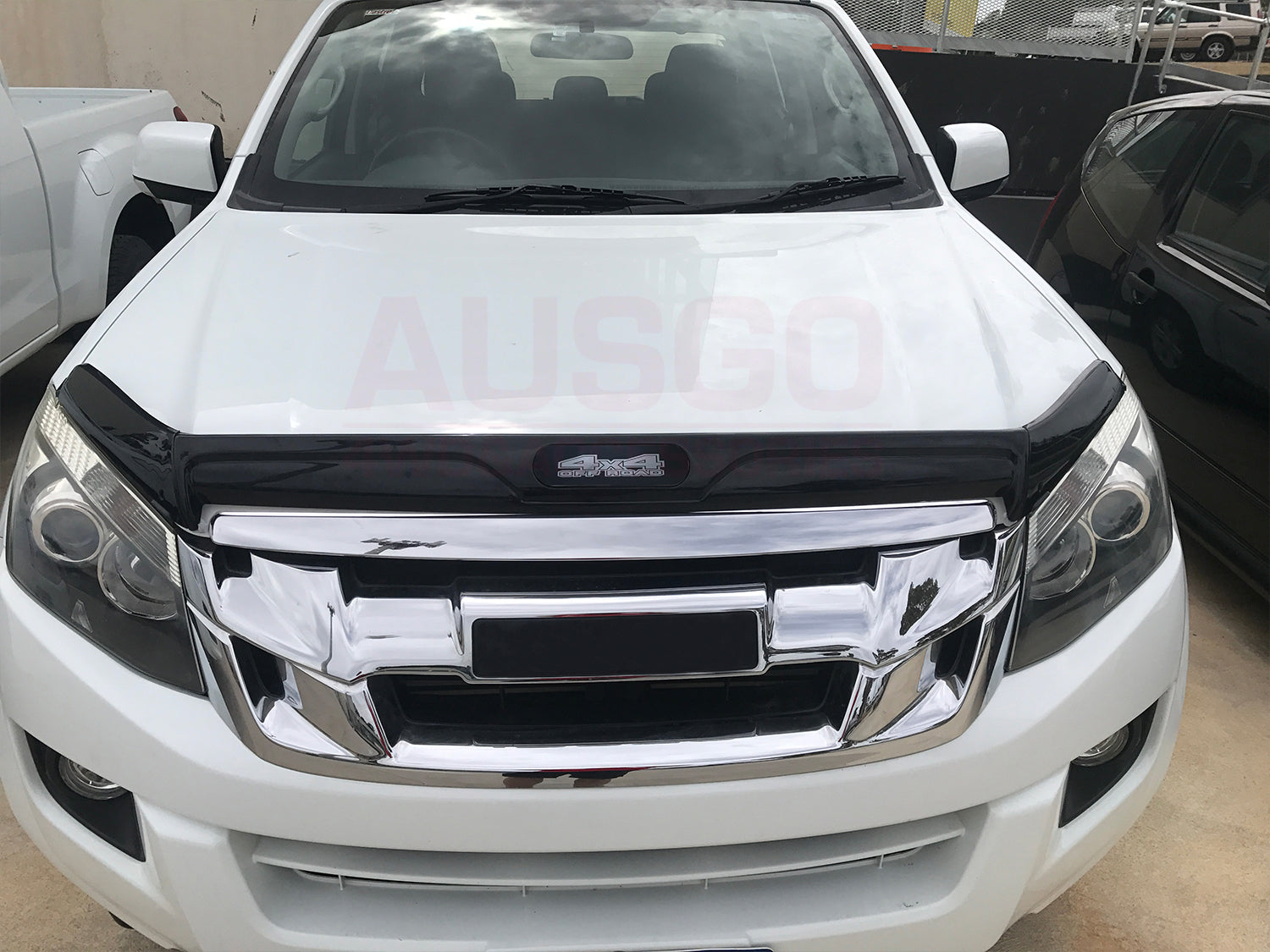 Premium Weather Shields & Bonnet Protector for ISUZU D-MAX DMAX Single/Extra Cab (2012-2016) - Durable Rain & Sun Protection for Off-Road Adventures