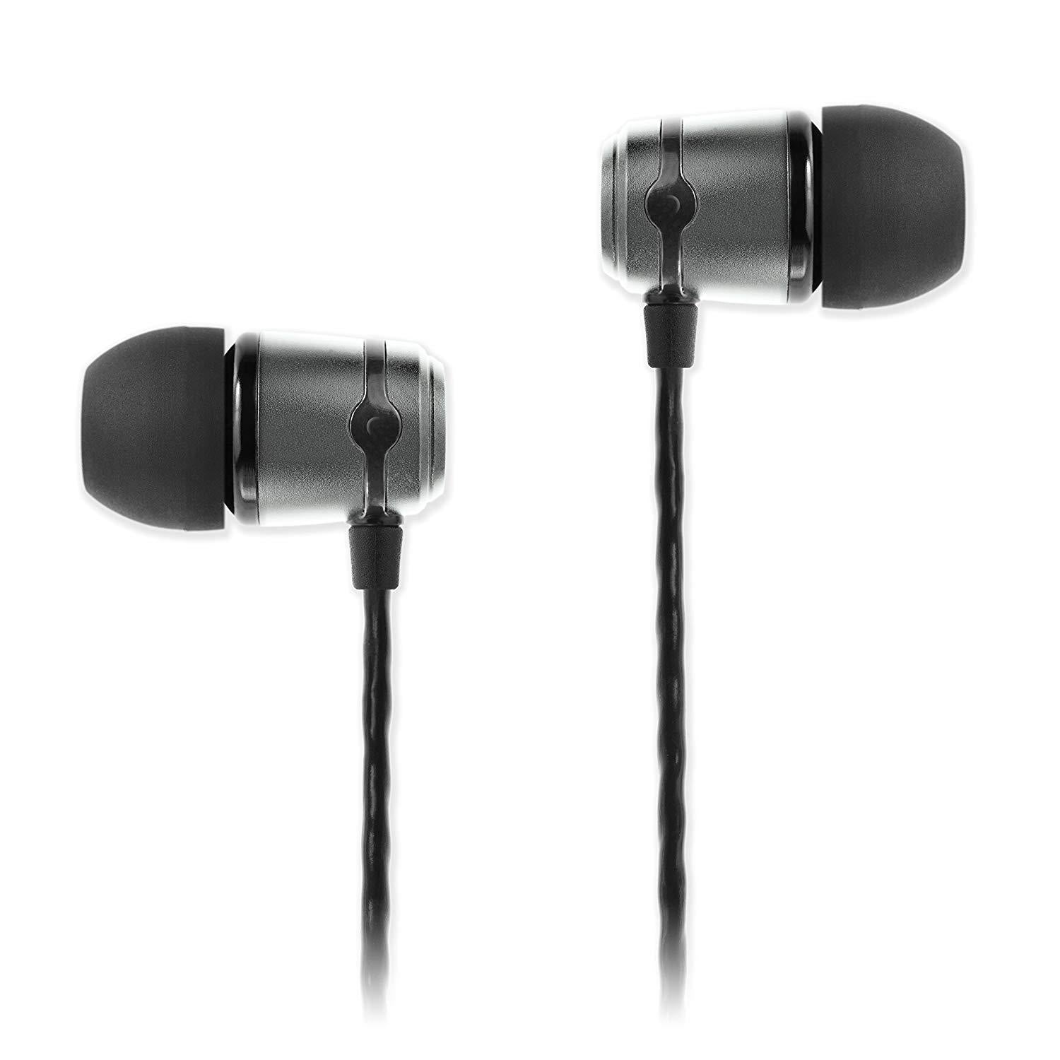 SoundMAGIC E50 High-Fidelity Noise Isolating In-Ear Headphones with Mic - Perfect for Commuting, Workouts & Travel