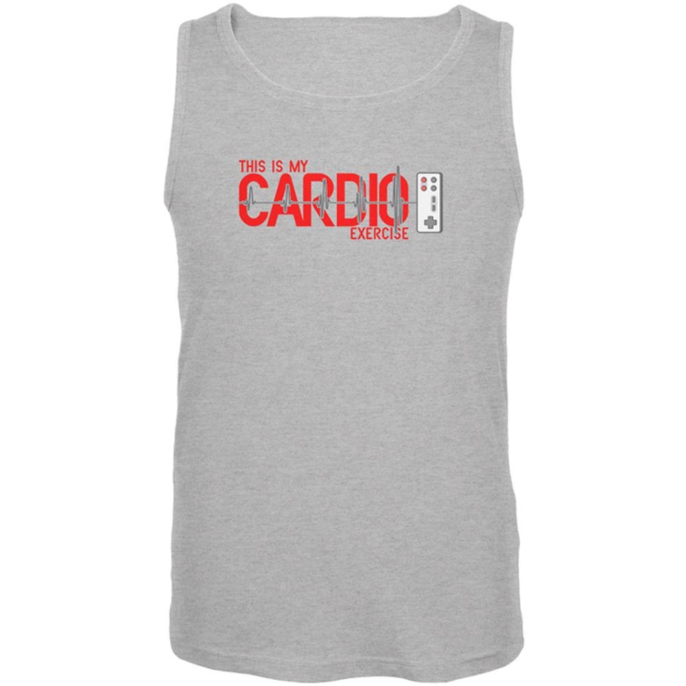 Men's Heart Rate Monitor Tank Top - My Cardio Exercise Game Controller Gen 1 - Breathable Workout Shirt for Running, Gym & Fitness Tracking