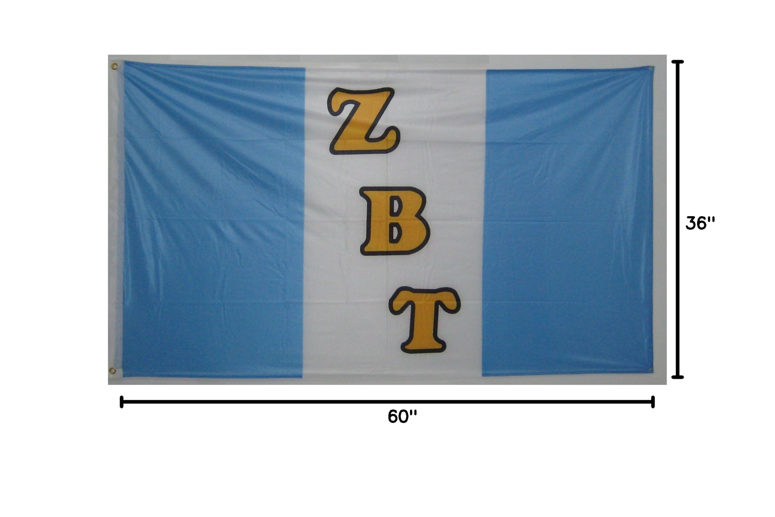Zeta Beta Tau Flag 3' x 5' - Officially Licensed Greek Fraternity House Decor, College Dorm Room Banner | Perfect for Greek Life Events, Tailgating & Campus Spirit