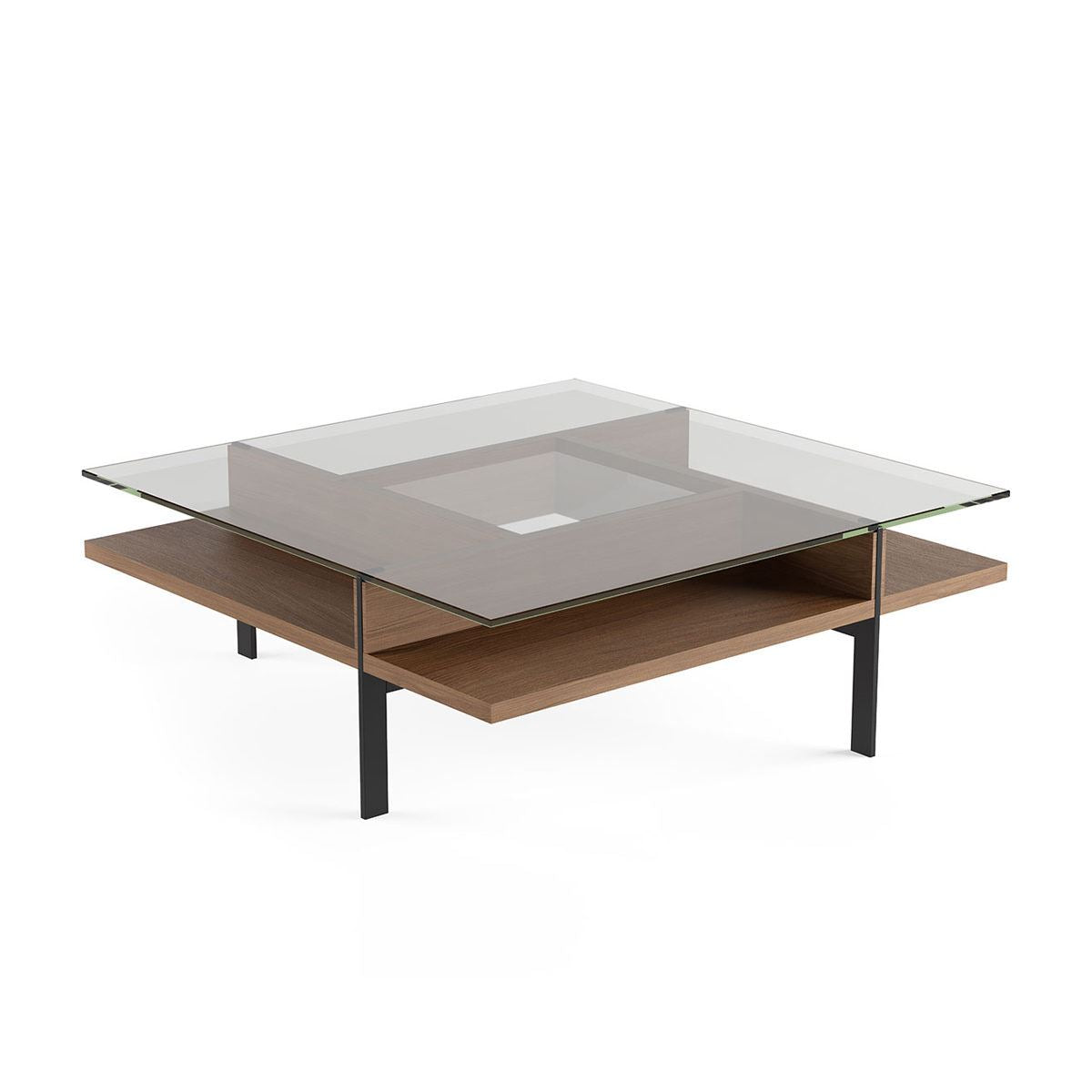BDI Terrace 1150 Modern Coffee Table - Solid Wood Living Room Furniture for Home Decor, Perfect for Living Rooms, Offices, and Lounge Areas