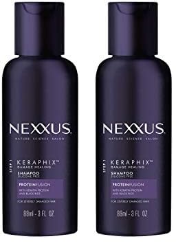 Nexxus Keraphix Repairing Shampoo for Damaged Hair - 3 oz Bottle (12 Pack of 2) - Deep Conditioning Treatment for Dry, Brittle Hair - Perfect for Salon-Quality Hair Care at Home