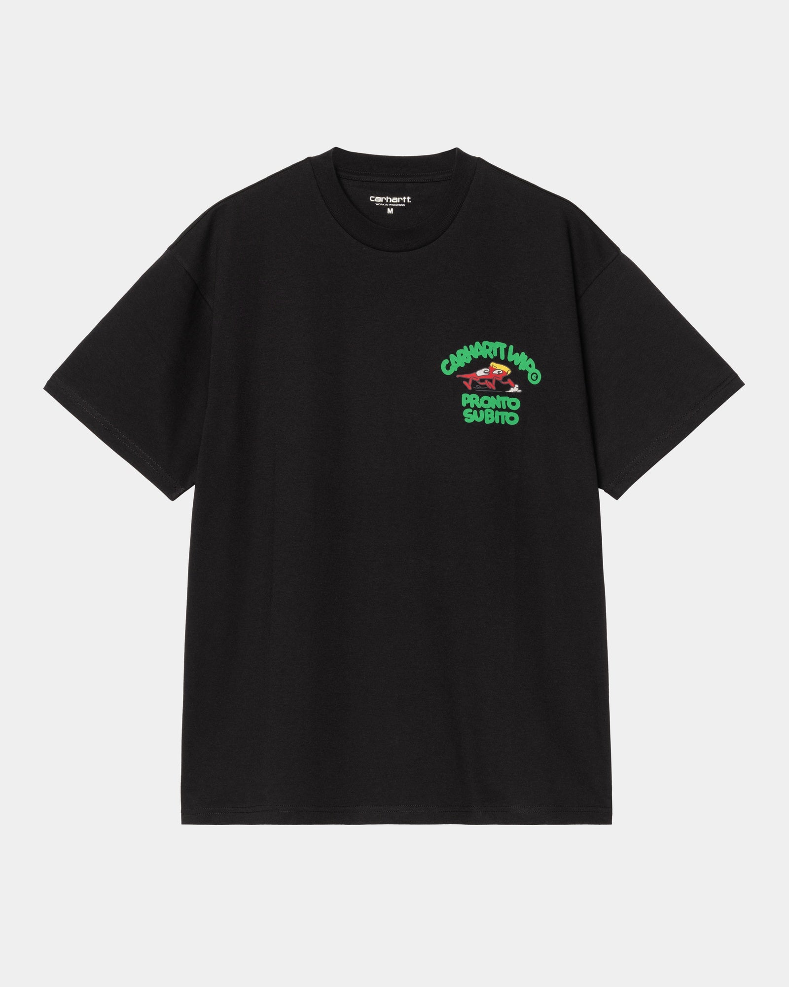 Pronto Men's Black T-Shirt | Comfortable Cotton Tee for Casual Wear, Gym & Everyday Outfits