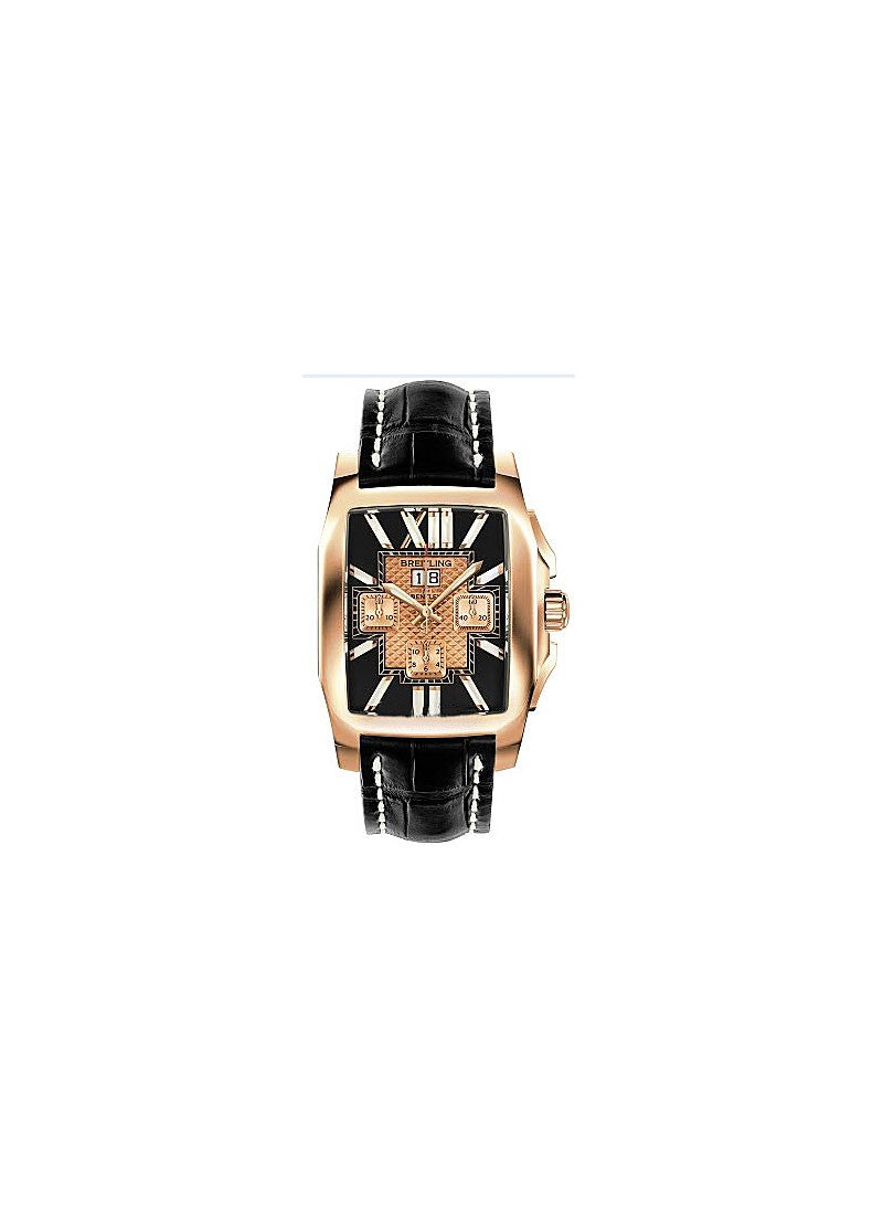 Breitling for Bentley Flying B Chronograph 18K Rose Gold Men's Watch - Luxury Swiss Automatic Timepiece for Business, Formal Events & Collectors