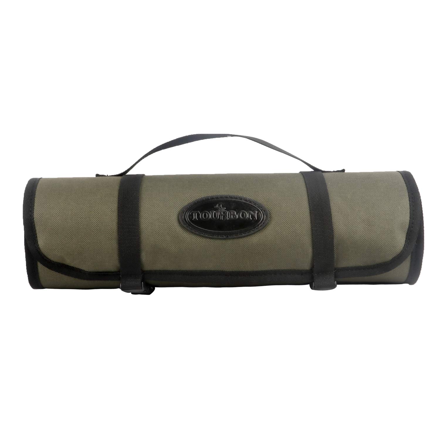 TOURBON 28-inch Tactical Pistol Case with Roll-Up Gun Cleaning Mat - Durable Range Bag for Firearm Storage & Maintenance at Shooting Range or Home