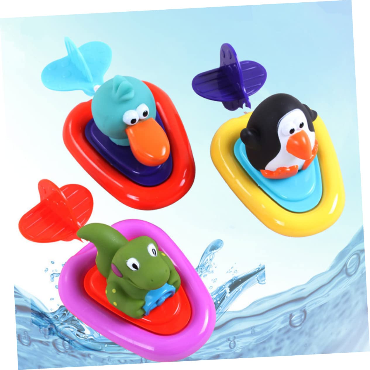 VICASKY 4-Piece Water Play Toy Set for Kids - Bathtub Toys, Bath Time Fun, Pool & Outdoor Water Games - Perfect for Toddlers & Children Ages 3+