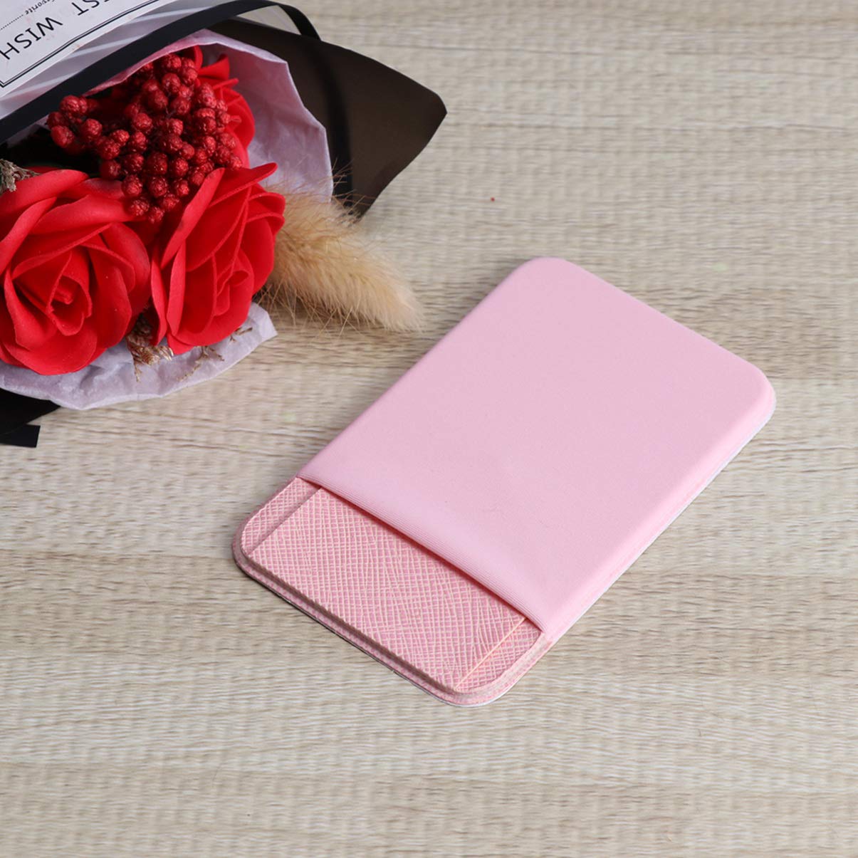 2 Pack Adhesive Phone Wallet - Slim Card Holder for iPhone, Samsung & Smartphones - Stick-on Wallet for Cash, Cards & ID - Perfect for Travel, Gym & Everyday Use