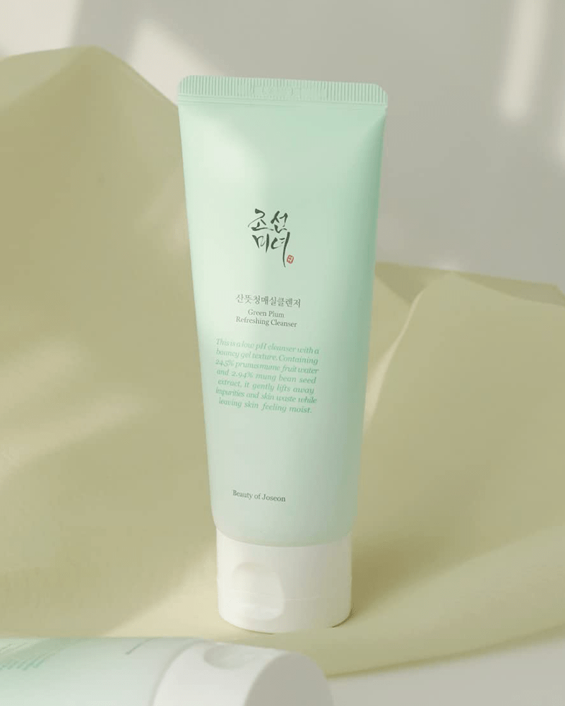 Beauty of Joseon Green Plum Refreshing Cleanser - Korean Skincare for Oily & Acne-Prone Skin - Perfect for Morning & Night Face Wash Routine