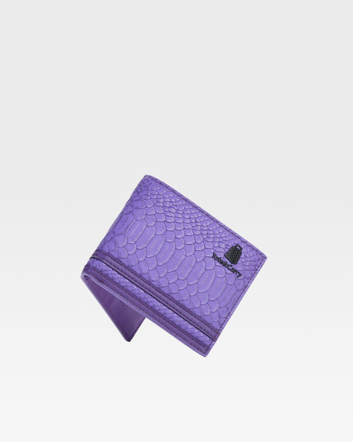 Apollo 1 Slim RFID Blocking Wallet in Purple - Premium Minimalist Leather Wallet for Men & Women - Perfect for Travel, Business & Everyday Use