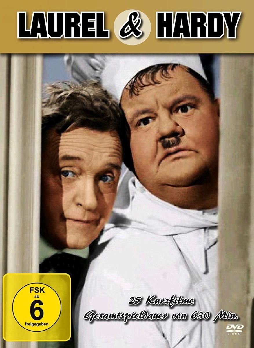 Laurel & Hardy Complete Movie Collection (25 Films) - Classic Comedy DVDs for Movie Nights & Vintage Film Enthusiasts
