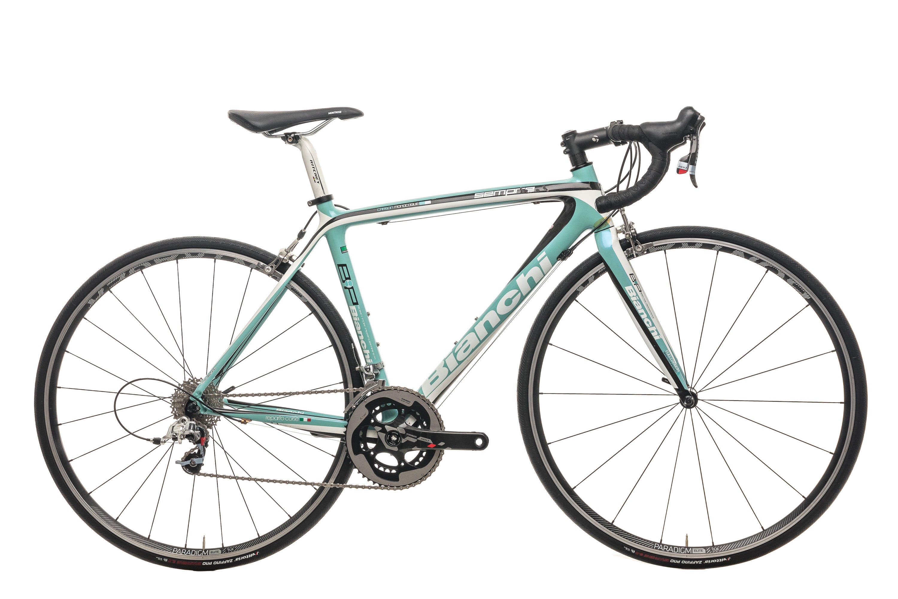 Bianchi Sempre 2012 Road Bike - 53cm Carbon Frame, Lightweight & Fast - Perfect for Racing, Commuting & Long-Distance Cycling