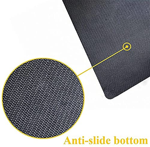 Golden Butterfly Large Extended Mouse Pad - Non-Slip Rubber Base Computer Keyboard Mat for Laptop & PC Gaming, Office Work & Home Use Desk Accessories