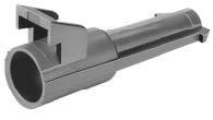 High-Quality 2P Male Black 280 Series Automotive Connectors - 30 Amps, Pack of 50 - Perfect for Car Wiring, Electrical Repairs & DIY Projects