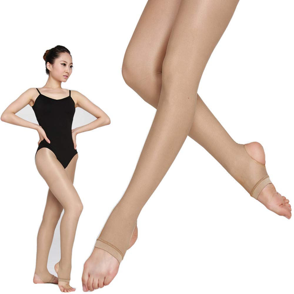 Ultra Sheer Pantyhose Tights for Women & Girls - Nylon Ballet Dance Stockings with Shimmer Finish | Perfect for Ballet, Dance Performance, Everyday Wear and Special Occasions
