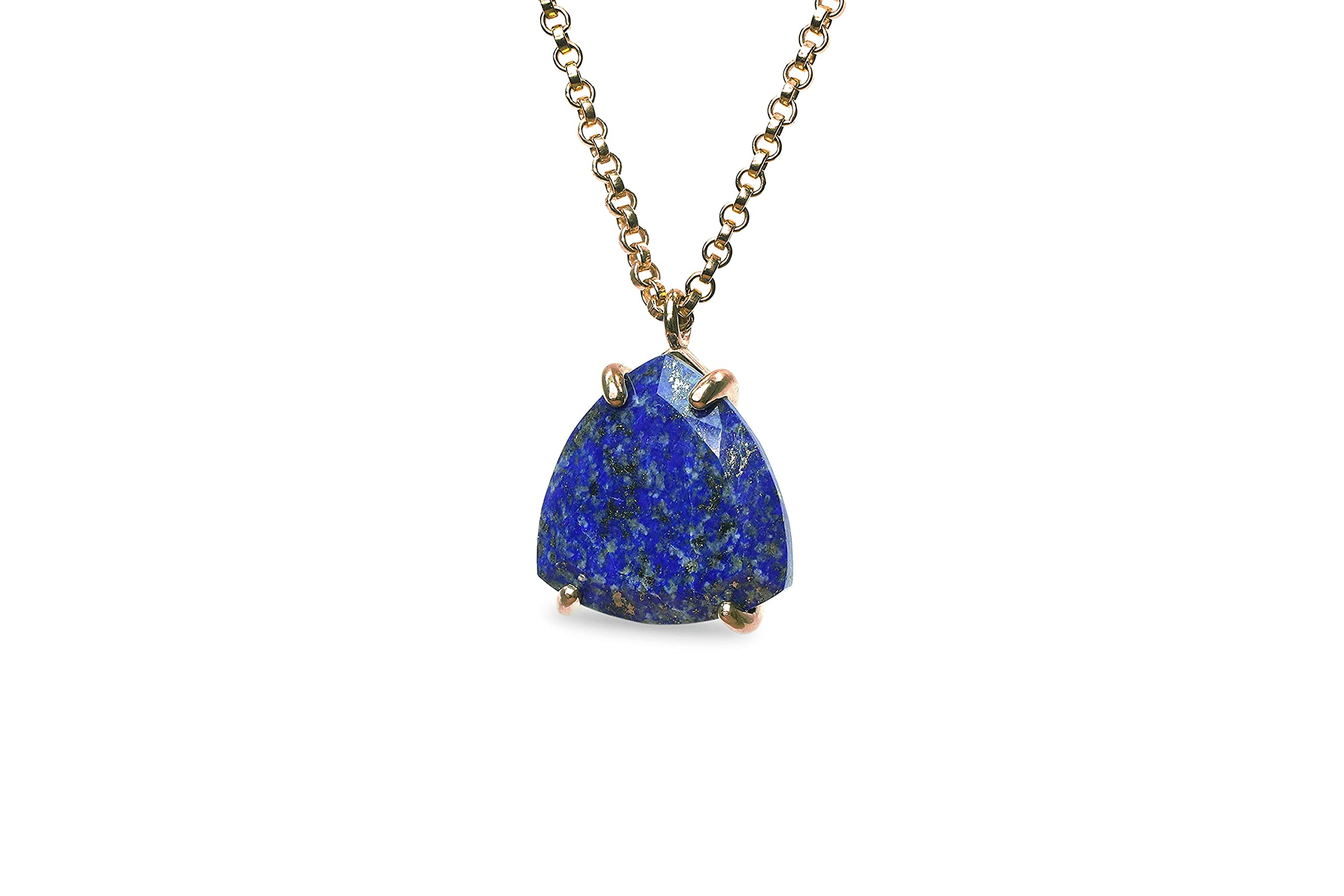 Lapis Lazuli Necklace Sterling Silver - Bohemian Jewelry for Women - Handmade Gift for Birthdays & Special Occasions