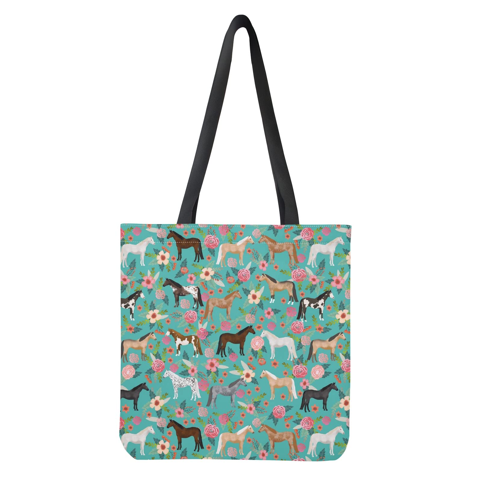 Eco-Friendly Canvas Tote Bag for Women - Reusable Grocery Shopping Bag & Stylish School Bookbag - Perfect for Work, Gym & Beach Day Essentials