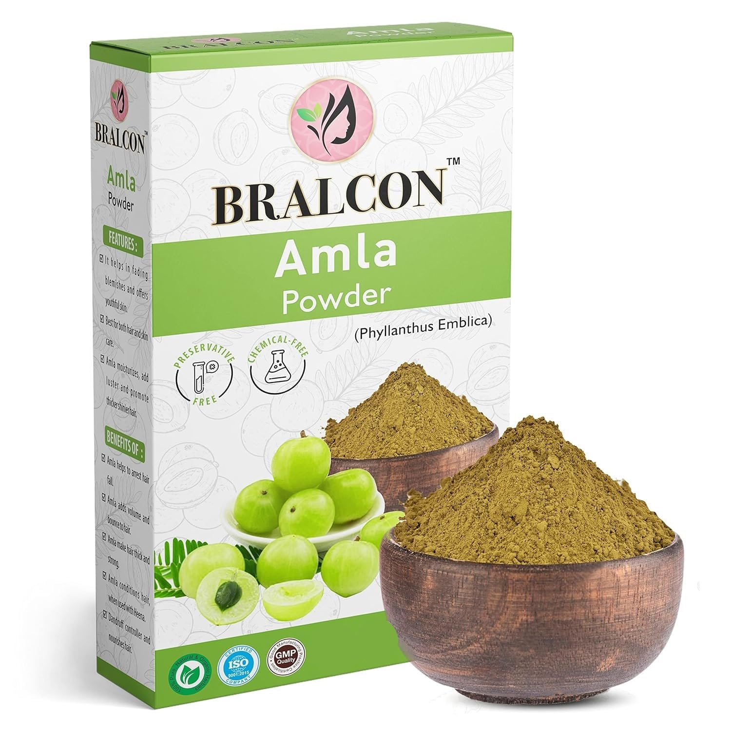 Organic Amla, Tulsi & Neem Leaf Powder Combo - 300g (100g x 3 Pack) | Natural Hair Growth & Skin Care Treatment | Ayurvedic Face Pack & Hair Mask Powder for Glowing Skin & Stronger Hair | Perfect for DIY Beauty Routines & Holistic Wellness