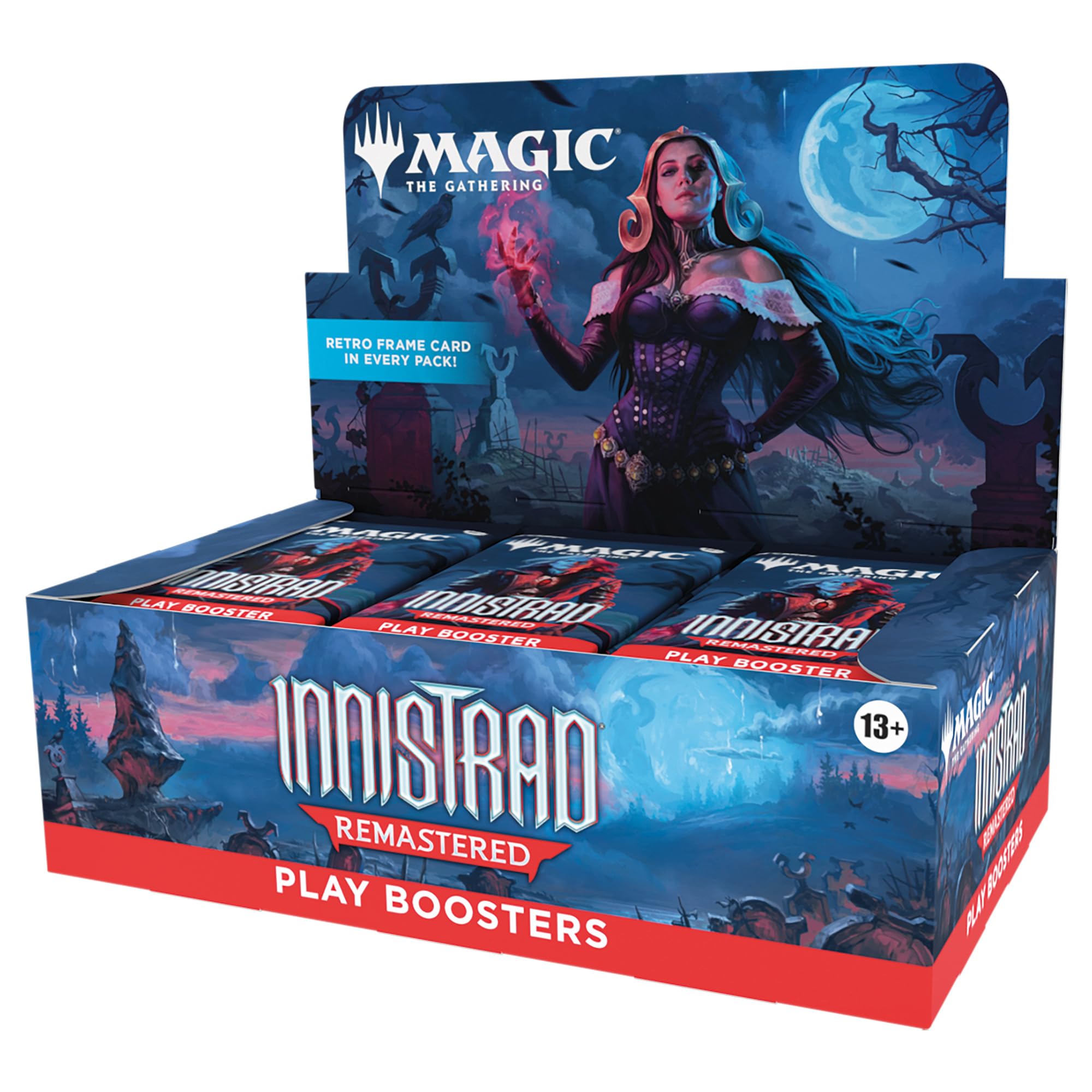 Magic: The Gathering Innistrad Remastered Play Booster Box - 36 Packs (504 MTG Cards) | Premium Collectible Trading Card Game for Deck Building & Competitive Play | Perfect for MTG Tournaments, Game Nights & Gift Giving