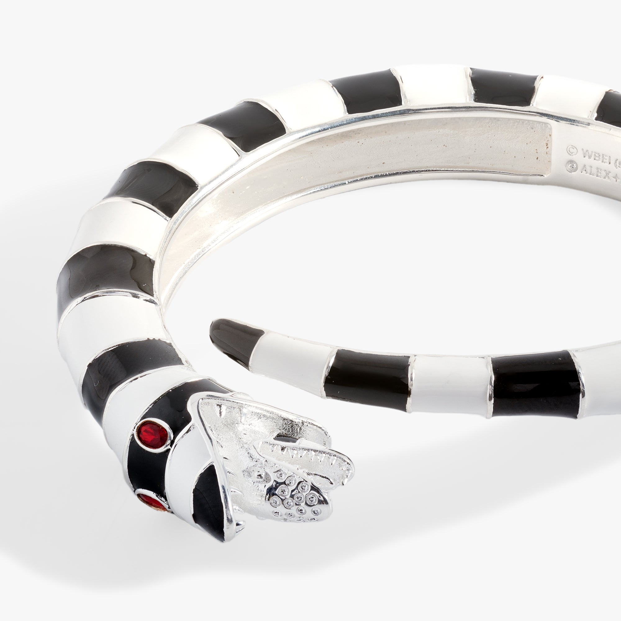 Beetlejuice® Gothic Cuff Bracelet - Unique Punk Rock Jewelry for Women - Perfect for Halloween, Cosplay & Alternative Fashion