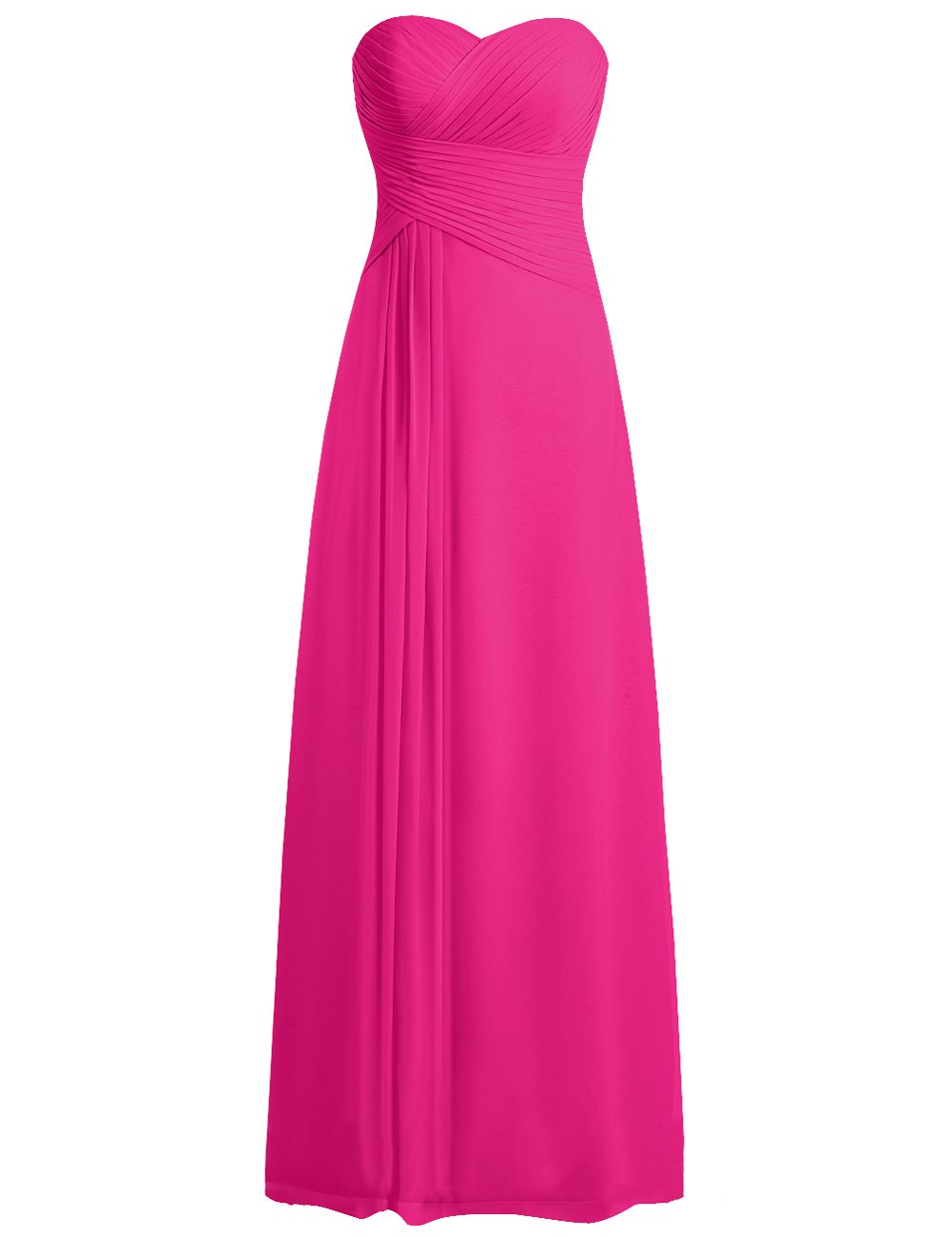 JAEDEN Elegant Chiffon Bridesmaid Dresses for Weddings, Prom & Formal Events - Long Pleated Evening Gowns for Special Occasions - Perfect for Bridal Parties, Galas and Black Tie Events