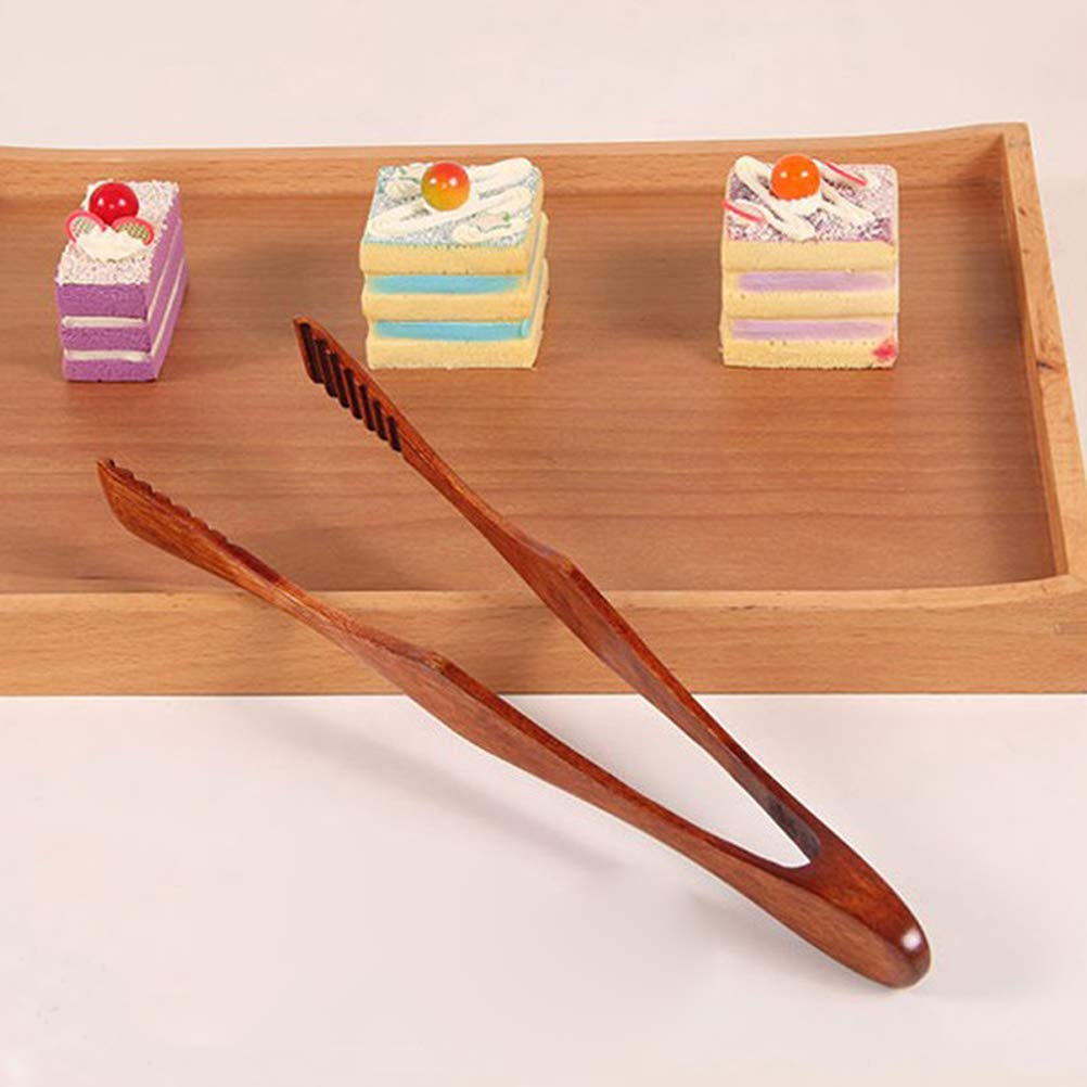 Wooden Bread Clips - Kitchen Serving Tongs for Bread, Pastries & Food - Perfect for Baking, Picnics & Party Serving