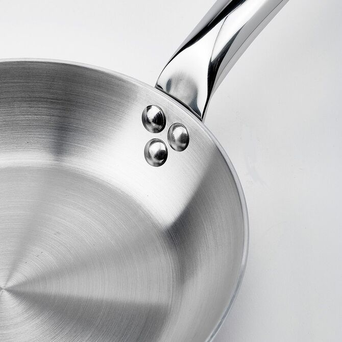 De Buyer Alchimy Fry Pan - 11-Inch Nonstick Skillet for Professional Cooking | Perfect for Searing, Frying & Sautéing | Restaurant-Quality Carbon Steel Pan for Home Chefs