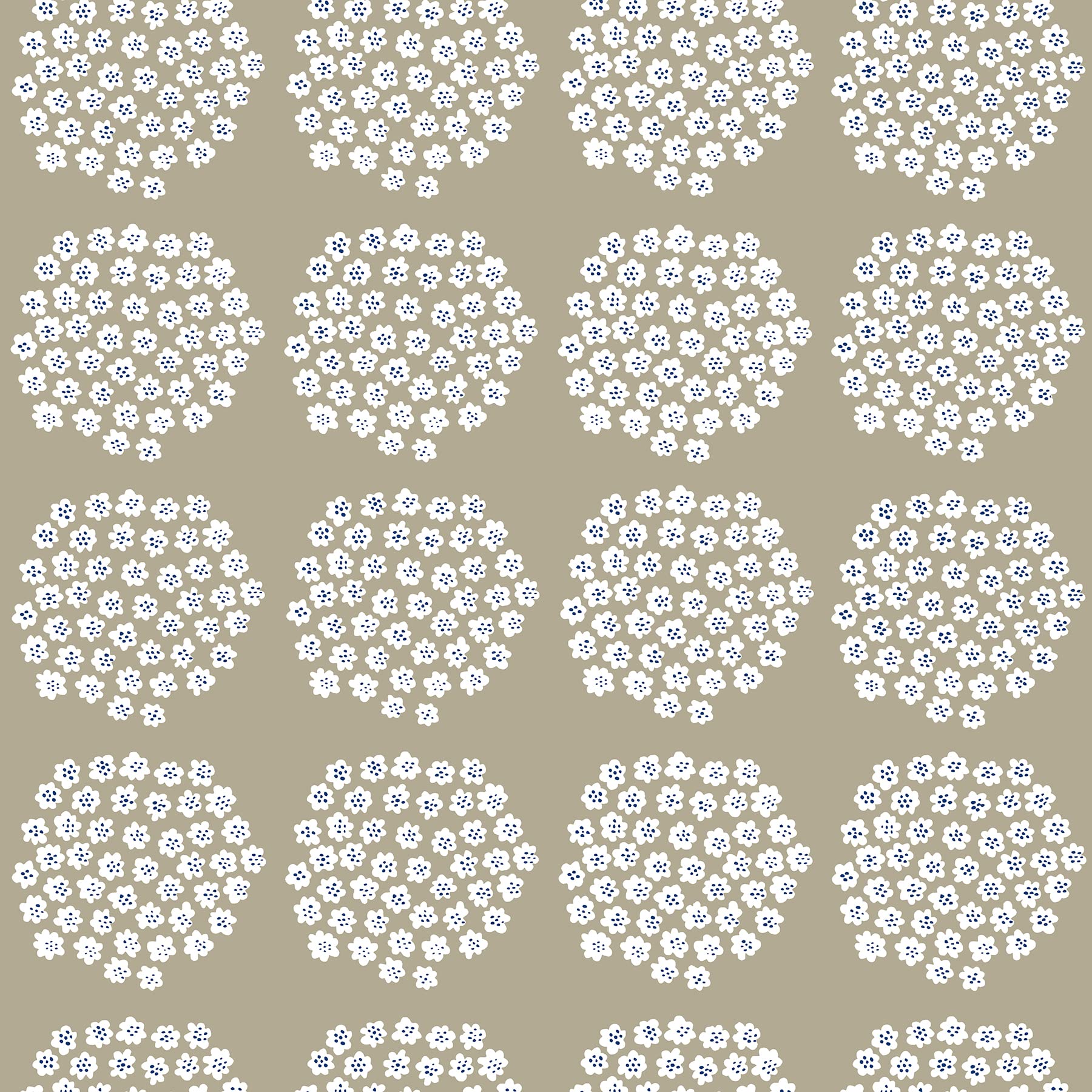MARIMEKKO Taupe Puketti Peel & Stick Wallpaper - Self-Adhesive Removable Wallpaper for Home Decor, Bedroom, Living Room, Nursery & Office