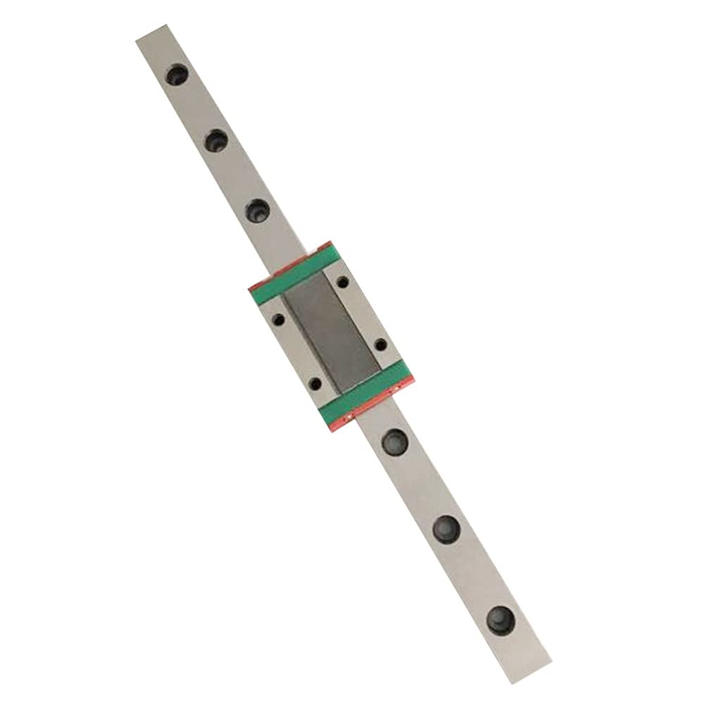 Baluue MGN12H 500mm Linear Rail Guideway with Steel Bearing Block - High Precision Linear Motion System for 3D Printers, CNC Machines, Laser Cutters & Industrial Automation Equipment