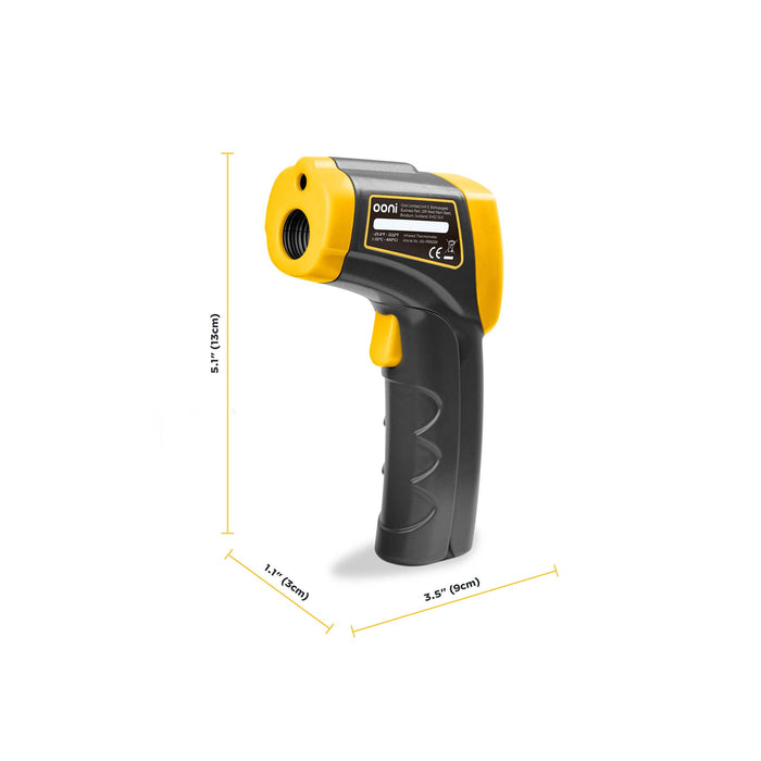 Ooni UU P06100 Infrared Thermometer - Digital Laser Temperature Gun for Cooking, Grilling, Baking & Pizza Making - Instant Read Kitchen Tool for Meat, Candy, Oil & More