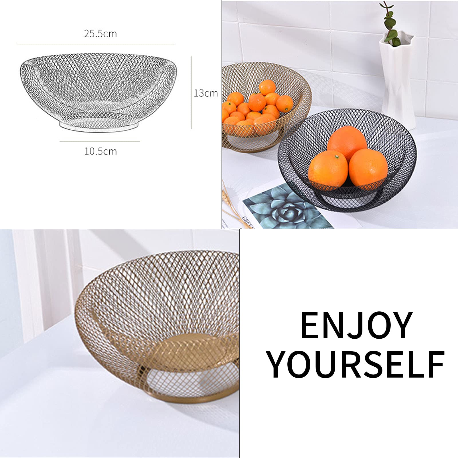 Stackable Tiered Fruit Bowl Set - 3-Layer Multi-Purpose Display Basket for Fruits, Snacks & Desserts | Perfect for Kitchen Counter, Dining Table & Party Serving