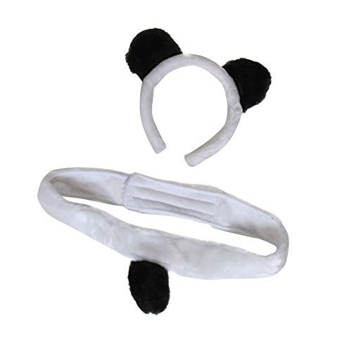 Panda Headband Ears & Tail